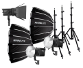 Nanlite Forza 150 LED luč TRIPPLE KIT (FZ-150-3K)